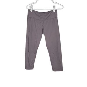 Lululemon Gray Cropped Size 6 Leggings